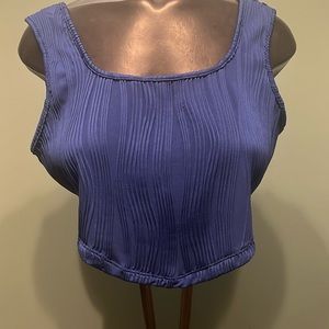 Shein Royal Blue Crop Top New
